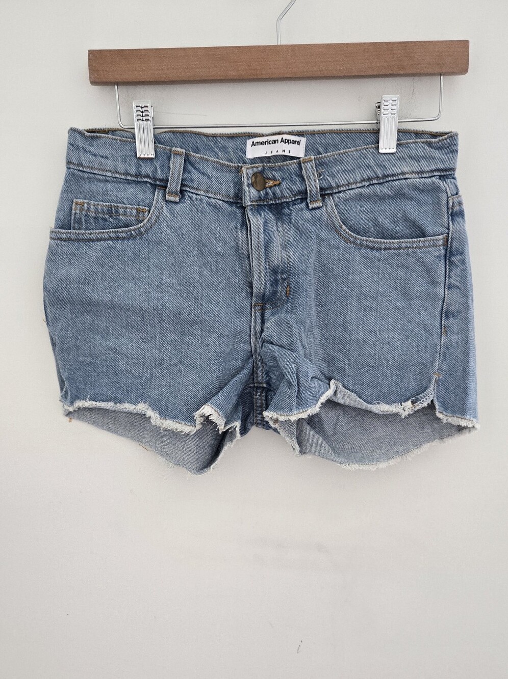 Vintage American Apparel Indigo Denim Cutoff Shorts Size 26